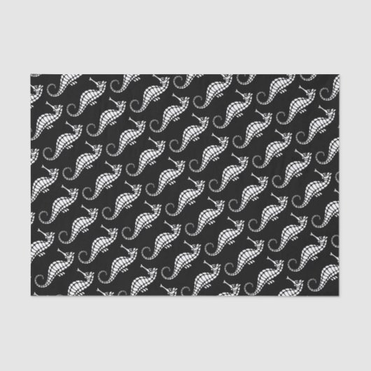 Seahorse White Tissuepapier (Voorkant)