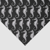 Seahorse White Tissuepapier (Detail)