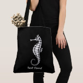 Seahorse White Tote Bag (Dichtbij)