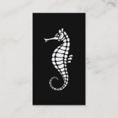 Seahorse White Visitekaartje (Achterkant)