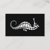 Seahorse White Visitekaartje (Achterkant)