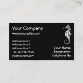 Seahorse White Visitekaartje (Voorkant)