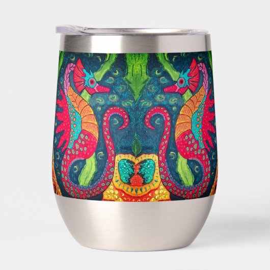 Seahorse Wine Tumbler (Rechts)