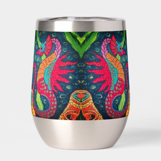 Seahorse Wine Tumbler (Achterkant)