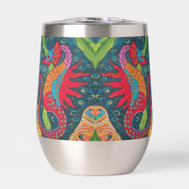 Seahorse Wine Tumbler warm of koud