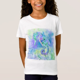 Seahorse - Wonderful Underwater Life - Schilderen T-shirt