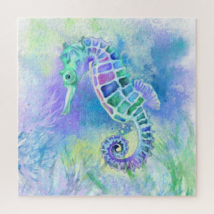 Seahorse - Wonderful Underwater Life - Tekening Legpuzzel