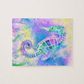 Seahorse - Wonderful Underwater Life - Tekening Legpuzzel (Horizontaal)