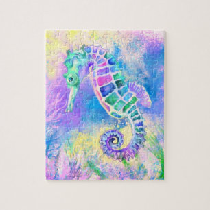 Seahorse - Wonderful Underwater Life - Tekening Legpuzzel