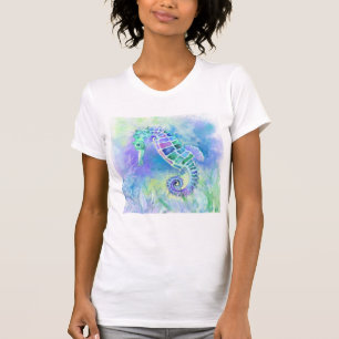 Seahorse - Wonderful Underwater Life - Tekening T-shirt