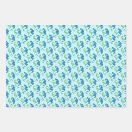 Seahorse Wrapping Paper (Voorkant 2)