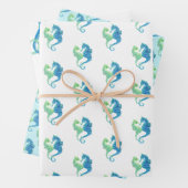 Seahorse Wrapping Paper (In situ)