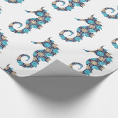Seahorse Wrapping Paper Cadeaupapier (Hoek)