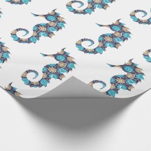 Seahorse Wrapping Paper Cadeaupapier