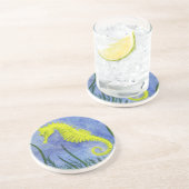 Seahorse Zandsteen Onderzetter (Zijkant)