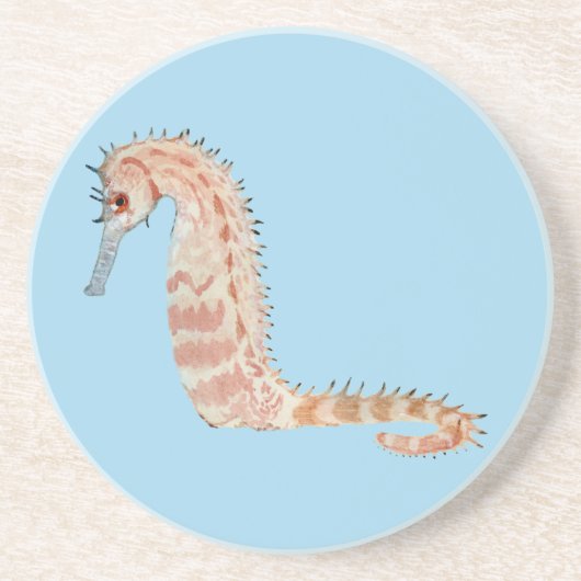 Seahorse Zandsteen Onderzetter (Voorkant)