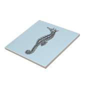 "SEAHORSE" ZEELKERAMISCHE TEGEL TEGELTJE (Zijkant)