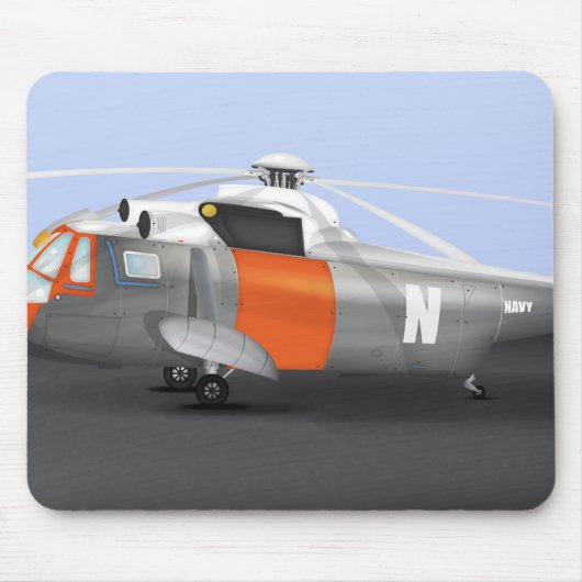 SeaKing reddingsoperatie Muismat (Voorkant)