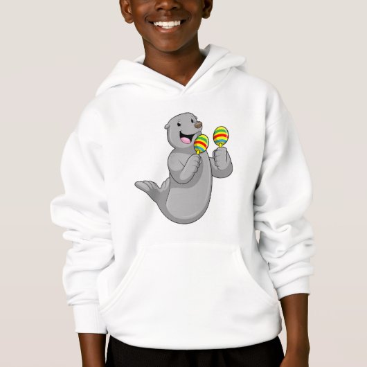 Seal as Musician with Maracas (Voorkant)