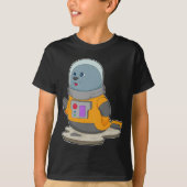 Seal Astronaut Space T-shirt (Voorkant)