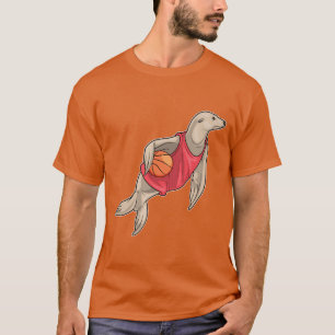 Seal Basketbalspeler Basketbal T-shirt