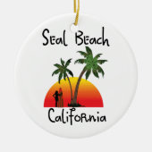 Seal Beach California Keramisch Ornament (Voorkant)