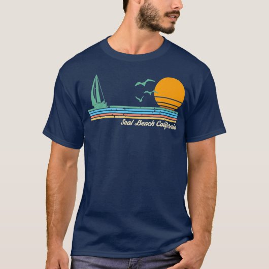 Seal Beach California T-shirt (Voorkant)