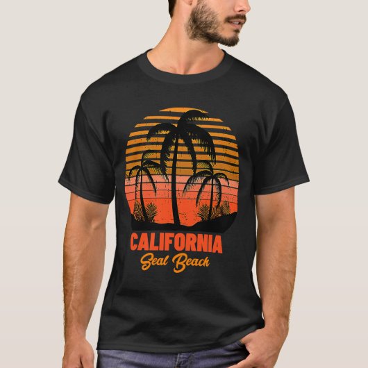 Seal Beach California T-shirt (Voorkant)