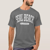 Seal Beach California Vacation College Style CA US T-shirt (Voorkant)