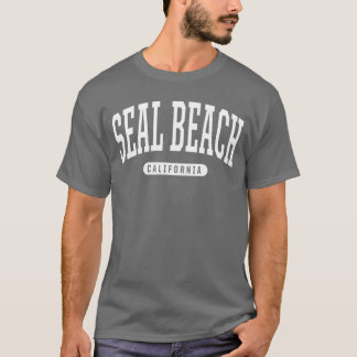 Seal Beach California Vacation College Style CA US T-shirt