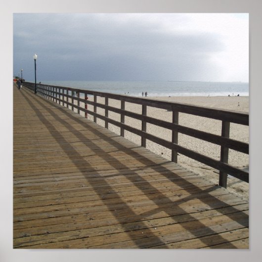 Seal Beach Pier Poster (Voorkant)