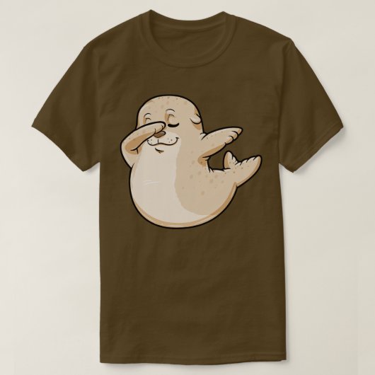 Seal bij Hip Hop Dance DAB 3 T-shirt (Design voorkant)