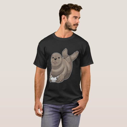 Seal Gamer Controller T-shirt (Voorkant volledig)