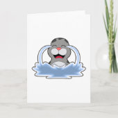 Seal in Water Kaart (Voorkant)