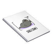 Seal Ion Funny Zee Lion Pun Notitieboek (Rechterzijde)