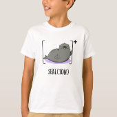 Seal Ion Funny Zee Lion Pun T-shirt (Voorkant)