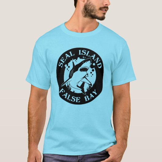 Seal Island False Bay - Duiken met haaien T-shirt (Voorkant)