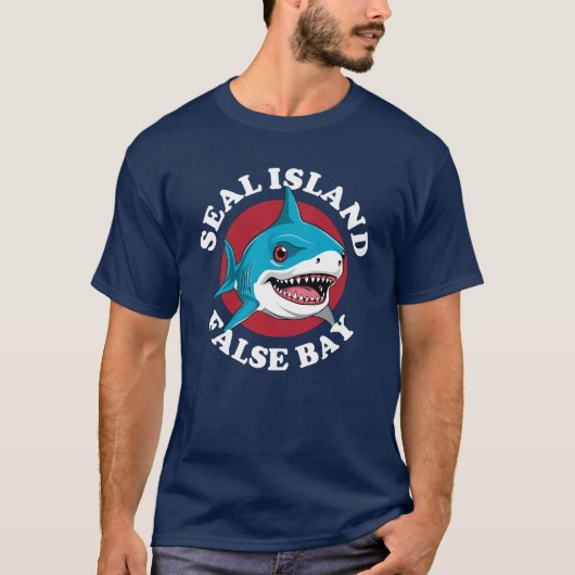 Seal Island False Bay - Duiken met haaien T-shirt (Voorkant)