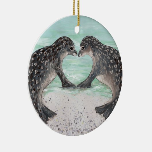 Seal Love Ornament (Rechts)