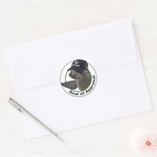 Seal of Approval Round Sticker (Envelop)
