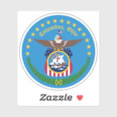 Seal of Columbus, Ohio, USA Sticker (Vel)