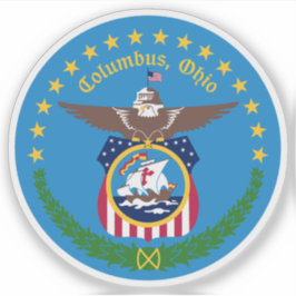 Seal of Columbus, Ohio, USA Sticker
