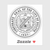Seal of Duluth, Minnesota, USA Sticker (Vel)