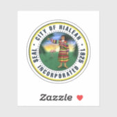 Seal of Hialeah, Florida Sticker (Vel)