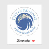 Seal of Palmdale, California, USA Sticker (Vel)