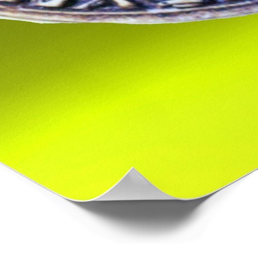 SEAL OF THE KNIGHTS TEMPLAR gem yellow Poster (Hoek)