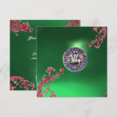 SEAL OF THE KNIGHTS TEMPLAR Jade green Kaart (Voorkant / Achterkant)