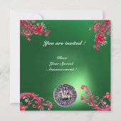 SEAL OF THE KNIGHTS TEMPLAR Jade green Kaart (Achterkant)