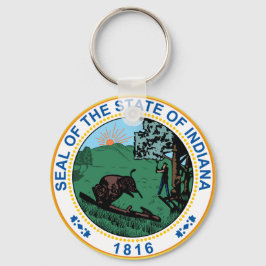 Seal of the State of Indiana Sleutelhanger