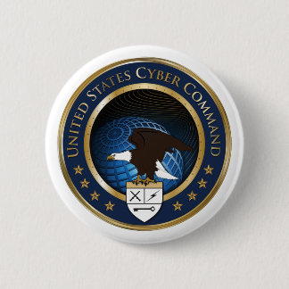 Seal of US Cyber Command Ronde Button 5,7 Cm